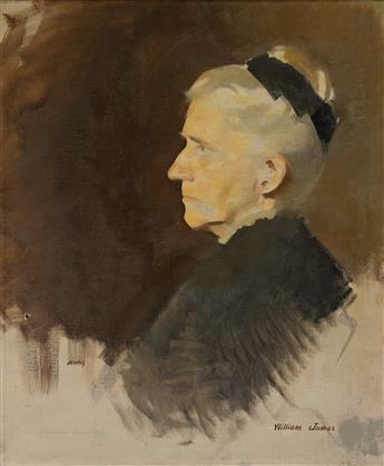 WILLIAM JAMES, JR. Portrait of the Artists Mother.